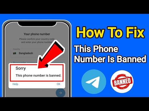 How To Fix Telegram This Phone Number Is Banned! [Recover] || How to Unban your Telegram Account 
