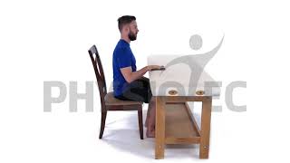 Active bench slide for shoulder flexion