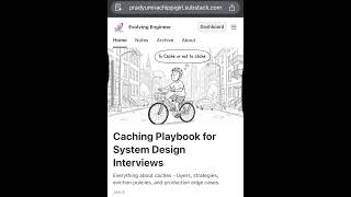 Caching Playbook for system design interviews. #systemdesign #caching #softwaredevelopment