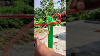 I believe, A Traditional Clove Hitch Knot technique is very reliable