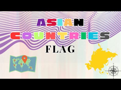 Discover The Alphabetical 🔤 Order Of Flags 🚩 In Asia For Toddlers 🧸👶!