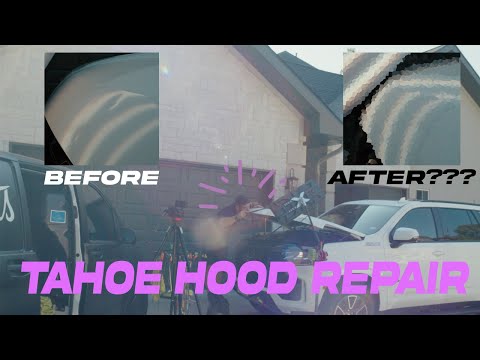 Watch this Chevy Tahoe Hood Come Back to Life with PDR!