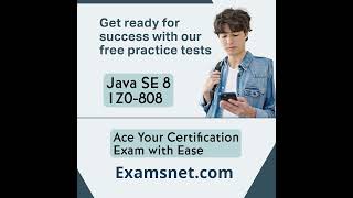Best Java 8 Certification Exam free practice tests #javacertification #java