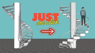 Modeling a Stylish Staircase in SketchUp: Easy Tutorial