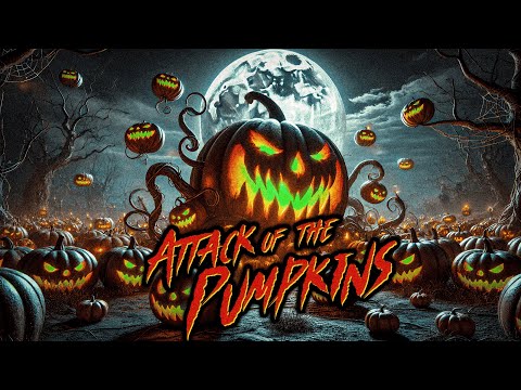 Attack of the Pumpkins - Sci-fi Halloween Music | Retro Dark Synthwave