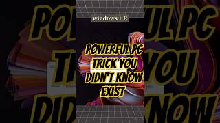 powerful pc trick you didn't know exist! #pctricks #pctips #pcgames #windowstricks