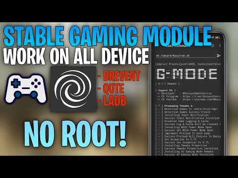 ⚡ STABLE GAMING MODE MODULE FOR GAMING | !NO ROOT! | BOOST ⚡