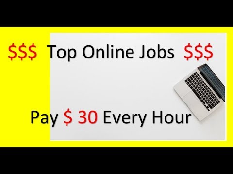 Top Remote Online Jobs That Pay $30 Per Hour