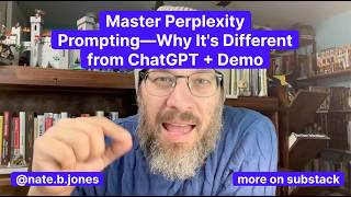 Master Perplexity Prompting -- Why It's Different from ChatGPT + Demo