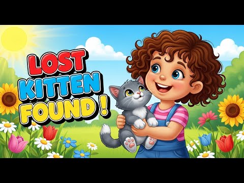 She Saved the Kitten 🐱 But Can She Let Go? Heartwarming Kids Bedtime Story in English About Kindness