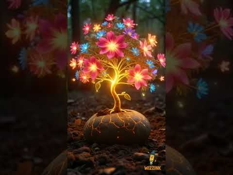 🌱 From Seed to Magic Tree in Seconds! #FantasyWorld #shorts