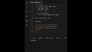 "Why This Python Code Prints 'John(36)' Will Blow Your Mind! 🤯 #PythonTips #learning #python#coding"
