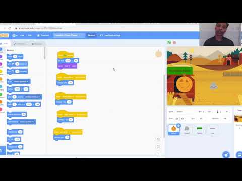 Scratch: Pumpkin Ghost Chase Game