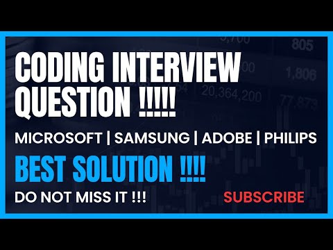 Can't Afford To Miss !!🔥🔥Amazon | Adobe | Samsung | Philips: Coding Interview Question