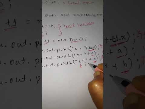 Instance Varable vs Local Variable @HowToDo-g7m