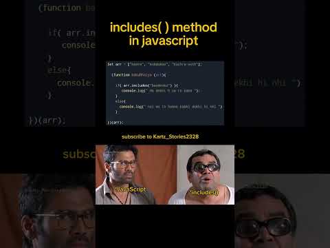 Includes ( ) method in #javascript #viralshorts #shorts