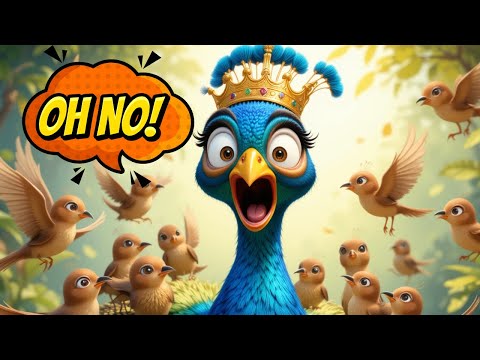 The Peacock Who Bullied Everyone – Until Sparrows Taught Him a Lesson | Moral Story for Kids