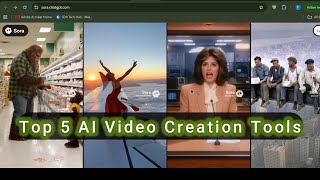 Top 5 AI Tools for Video Creation | AI Video Creation Tools | pro developer