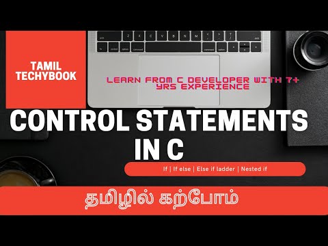 C Programming in tamil Control statements in C If else | Nested if | else if ladder learn in tamil