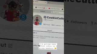 How to get free robux in Roblox group funds giveaway #shorts