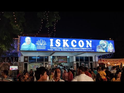Iskcon Temple Chandigarh On the Eve Of Lord Shri Krishna Janamashtmi