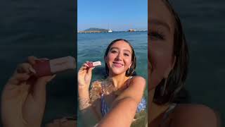 my go to summer lip combo! 🤍🤍 #sunkissedmakeup, #summervibes #islandgirlmakeup #glowup