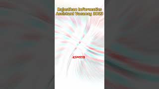 RAJASTHAN INFORMATICS ASSISTANT VACANCY 2023 | Informatics Assistant Recruitment 2023 | #rsmssb