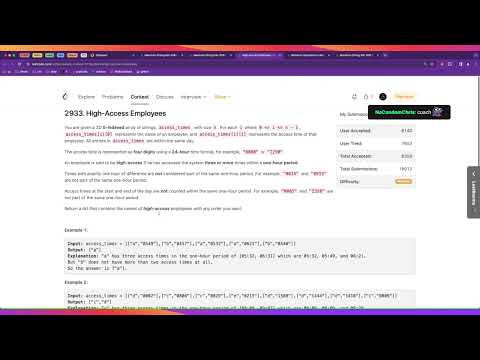 Place top 50 (out of 15K) at LeetCode's Weekly Contest 371!