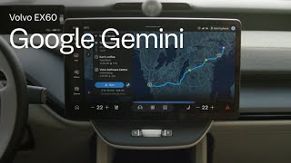 Volvo EX60: Powered by Google Gemini