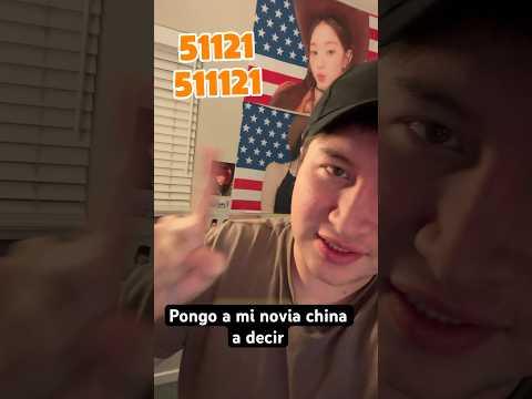 Pongo a mi novia china decir UAIUAI 😭 #mandarin #china #brainrot