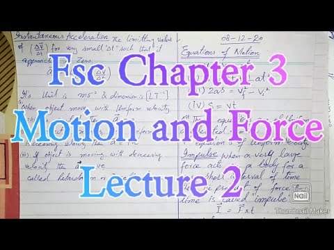 FSc Chapter 3 lecture 2
