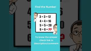 Maths puzzles #shorts #mathspuzzle #mathspuzzlewithanswer