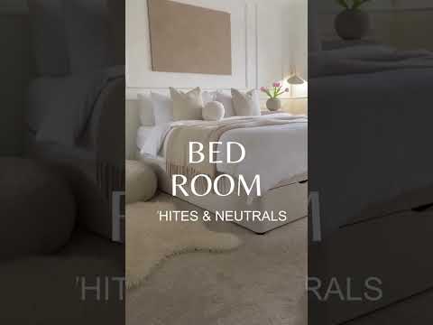 Calm Neutral Minimalist Bedroom Design!