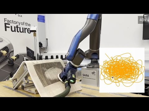 An Ergodic Approach to Robotic Surface Finishing with Learned Motion Preferences