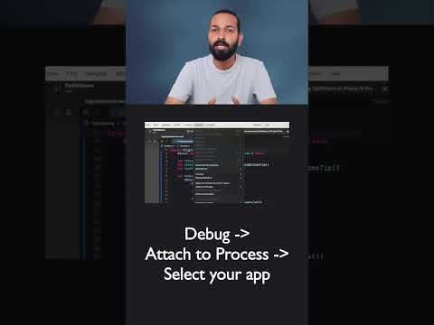 Debugging Tip: Attach to Process #iosdeveloper #iosinterview #debugging #xcode