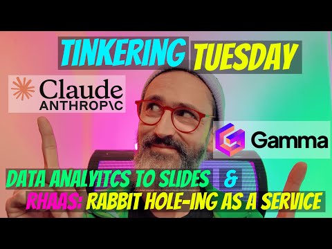 Tinkering Tuesday | Data Analytics to Slides & RHaaS: Rabbit Hole-ing as a Service