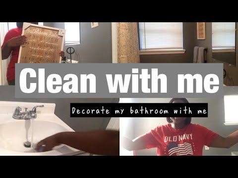 Clean With Me | Bathroom Makeover | New Home Decor