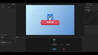 Character button | Responsive button created by Graphitework animations