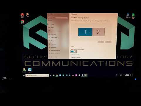 How to turn on "Night Light" on Windows 10 w/ SET Communications Inc- Enable the Blue Light Filter!