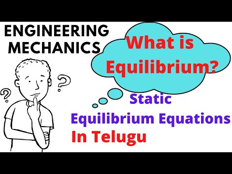 What is Equilibrium? Equilibrium and Static Equilibrium Equations
