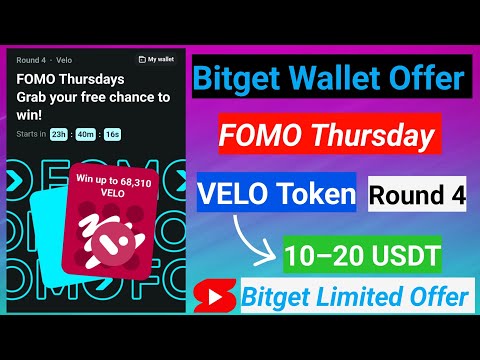 Bitget Wallet FOMO Thursday Offer || Round 4 || Bitget Wallet New Offer Today 