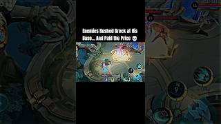 They Thought Grock Was Finished… BIG Mistake! ⚡#mlbb #mobilelegends #mlbbcreatorcamp #foryou