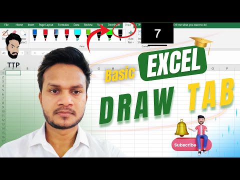 🔥Excel Draw Tab Explained | Basic Excel Series - Epi 7 | For Beginners🔧 || TTP #excel #excelmastery