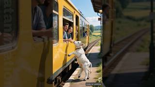 Cow and her calf saved a passenger train 😭 #ai #cow