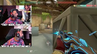 FNS Tries *NEW* (1v1 MODE) Valorant Skirmish on STAGE vs Fans