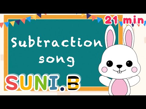 Subtraction song 21min ㅣ Suni.B kids songs