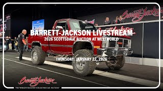 LIVE // THURSDAY 2026 SCOTTSDALE AUCTION LIVESTREAM // THURSDAY, JANUARY 22, 2026