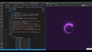 How to create a Creative CSS Loading Animation Effect - 720p & 1080p Full HD Video | Free Projects1
