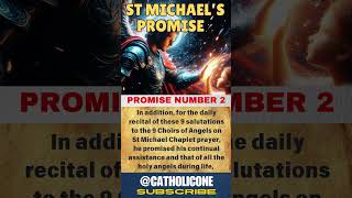 ✞ ST MICHAEL'S PROMISE 📿✞St Michael Chaplet│#stmichael  #archangelmichael #chaplet│CATHOLICONE