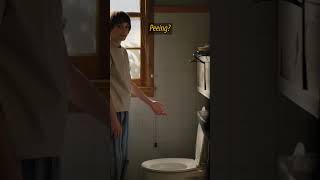 Will Byers pees with the seat down?! #strangerthings #strangerthings2 #willbyers #netflix